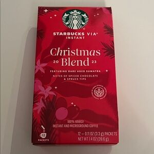 2023 Christmas Blend instant Starbucks coffee